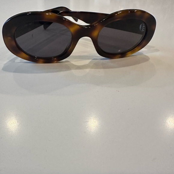 Celine Accessories - Celine Triomphe Oval Sunglasses